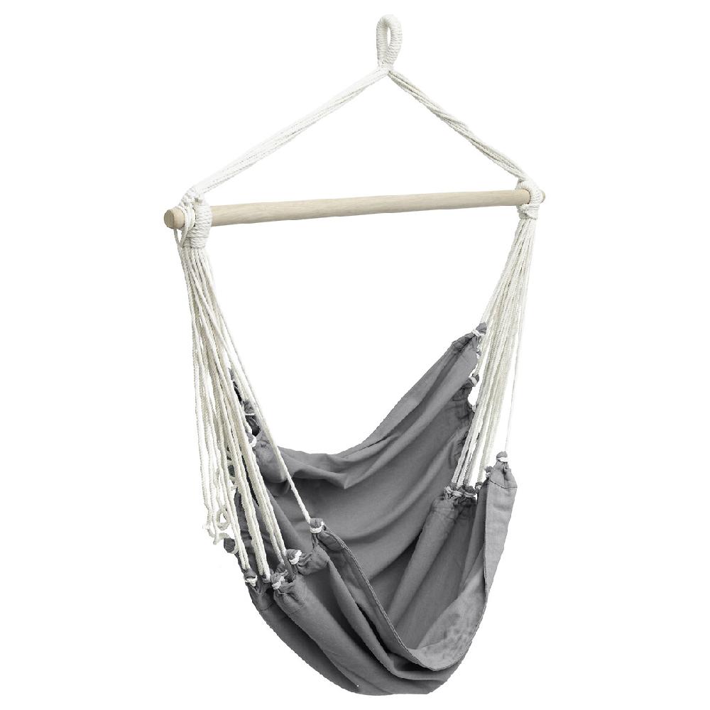 Hesperide Chaise De Détente CUENCA Gris + 1 Pied Pour Chaise Suspendue