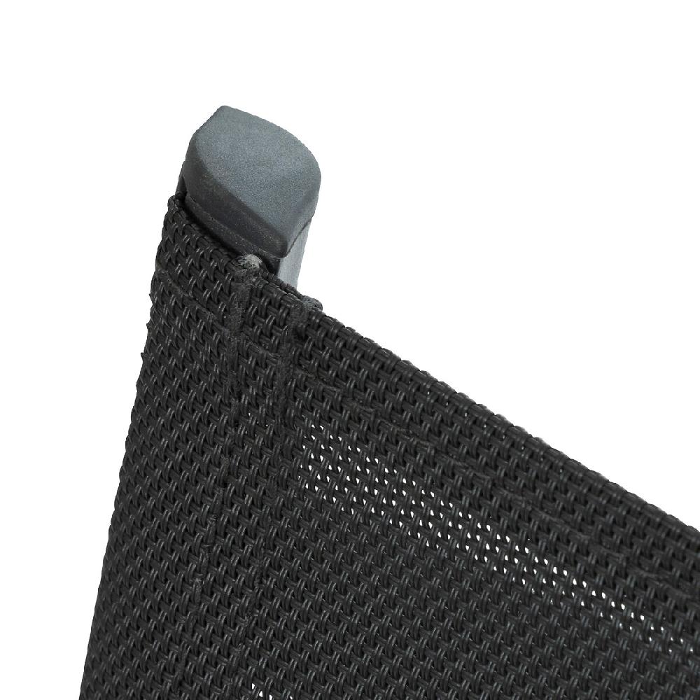 Hesperide Chaise De Jardin Empilable AXANT Anthracite & Graphite