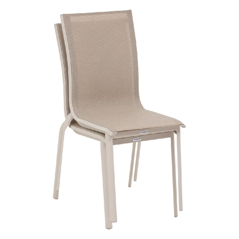 Hesperide Chaise De Jardin Empilable AXANT Lin & Argile