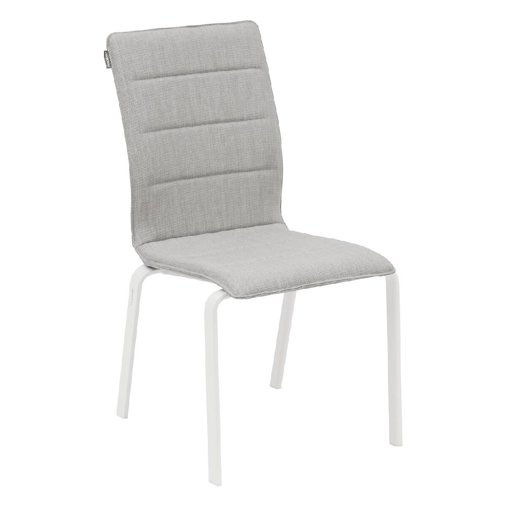 hesperide Chaise de jardin empilable DIESE Perle & Blanc
