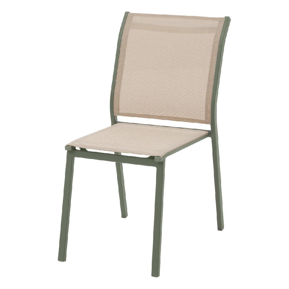 Hesperide Chaise De Jardin Empilable ESSENTIA Lin & Vert Laurier