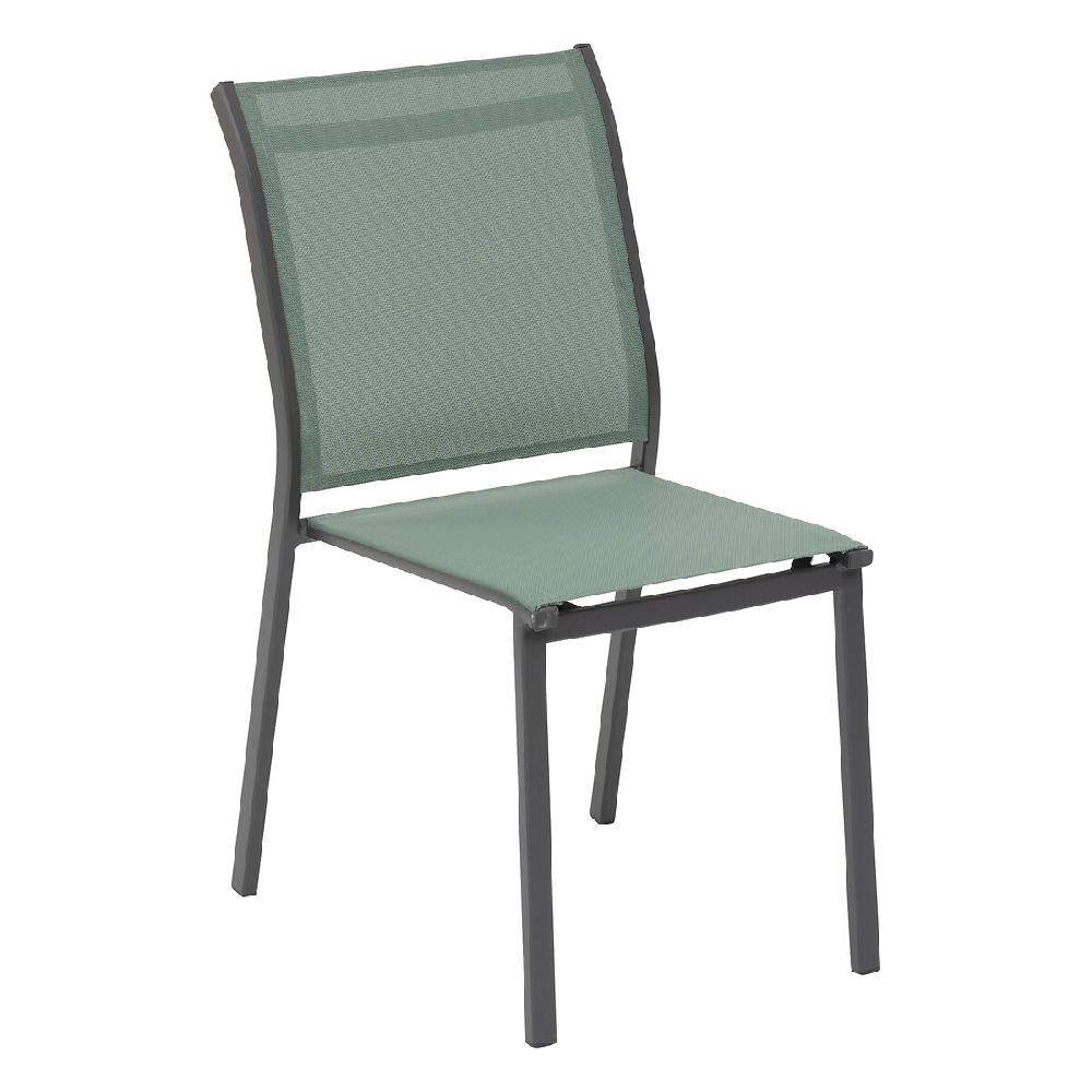 Hesperide Chaise De Jardin Empilable ESSENTIA Vert Olive & Graphite