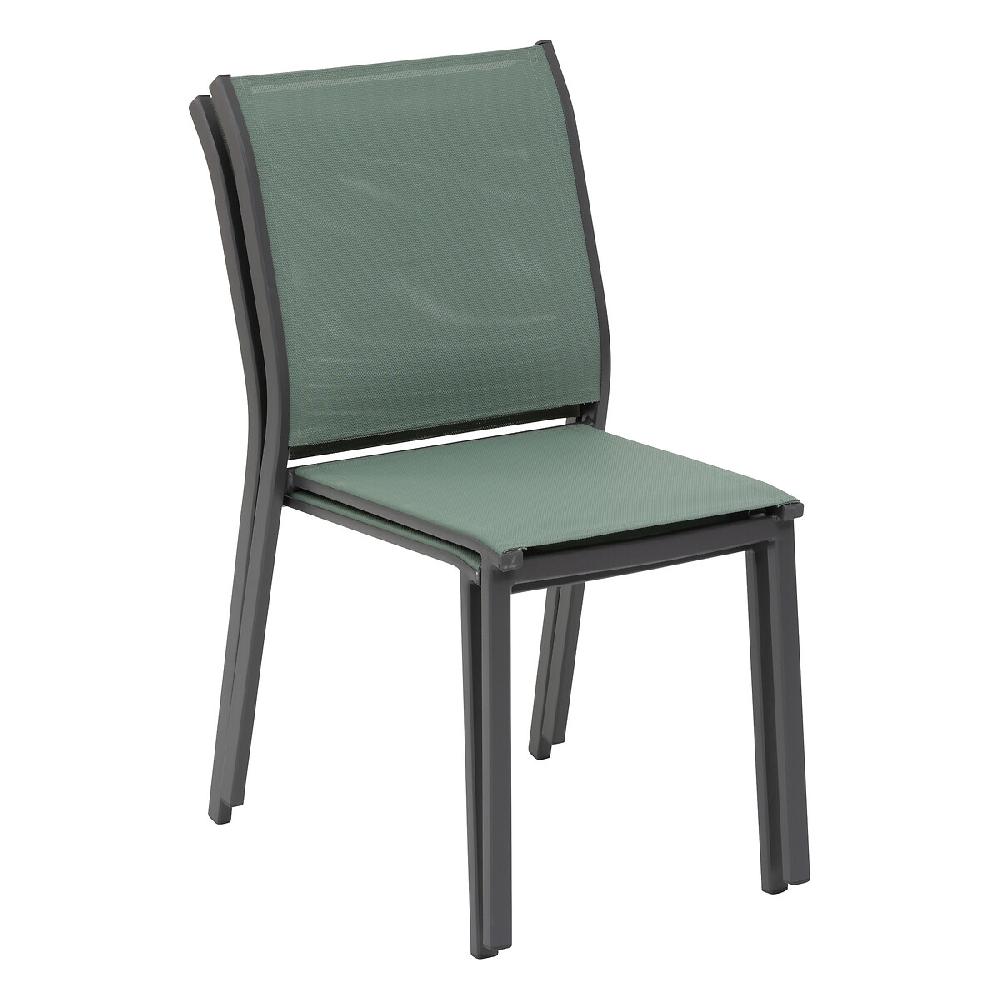 Hesperide Chaise De Jardin Empilable ESSENTIA Vert Olive & Graphite