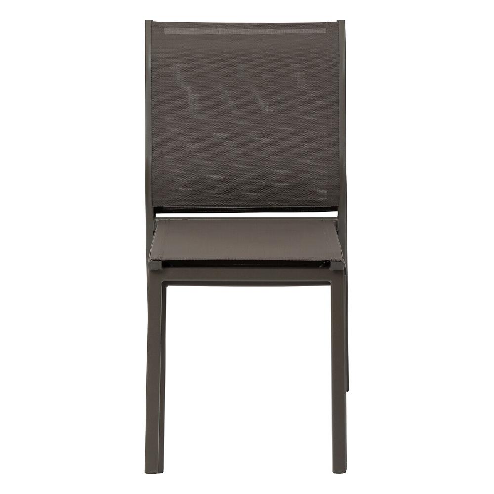 Hesperide Chaise De Jardin Empilable ESSENTIA Wengé & Praliné