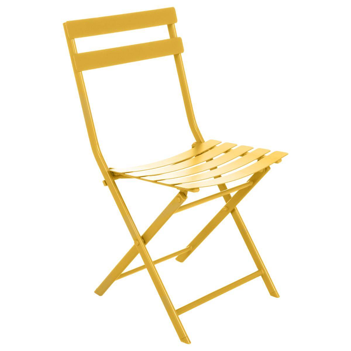 Hesperide Chaise De Jardin Pliante GREENSBORO Jaune Moutarde