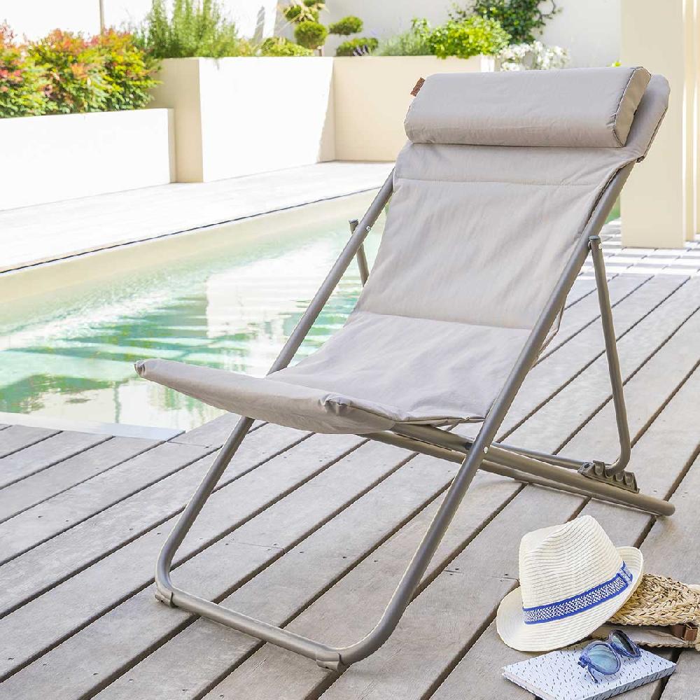 hesperide Chilienne de jardin pliante JUBBA Noisette & Praline