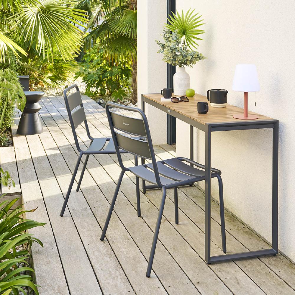 Hesperide Console De Jardin LENSIA Graphite & Eucalyptus