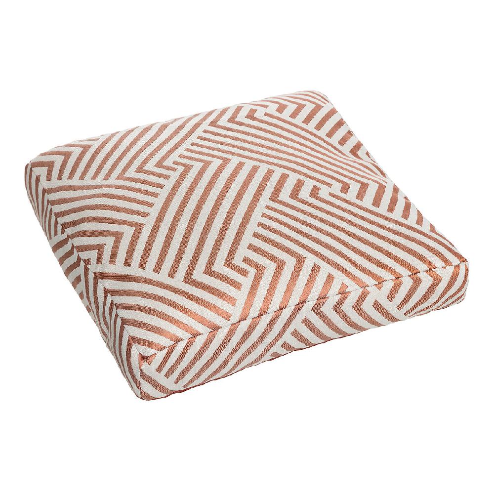 Hesperide Coussin De Sol D'intérieur Et D'extérieur DEYO Jacquard Terracotta