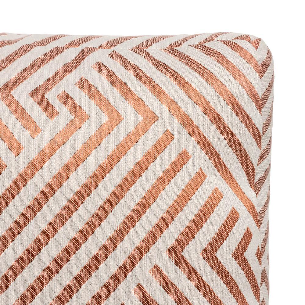 Hesperide Coussin De Sol D'intérieur Et D'extérieur DEYO Jacquard Terracotta