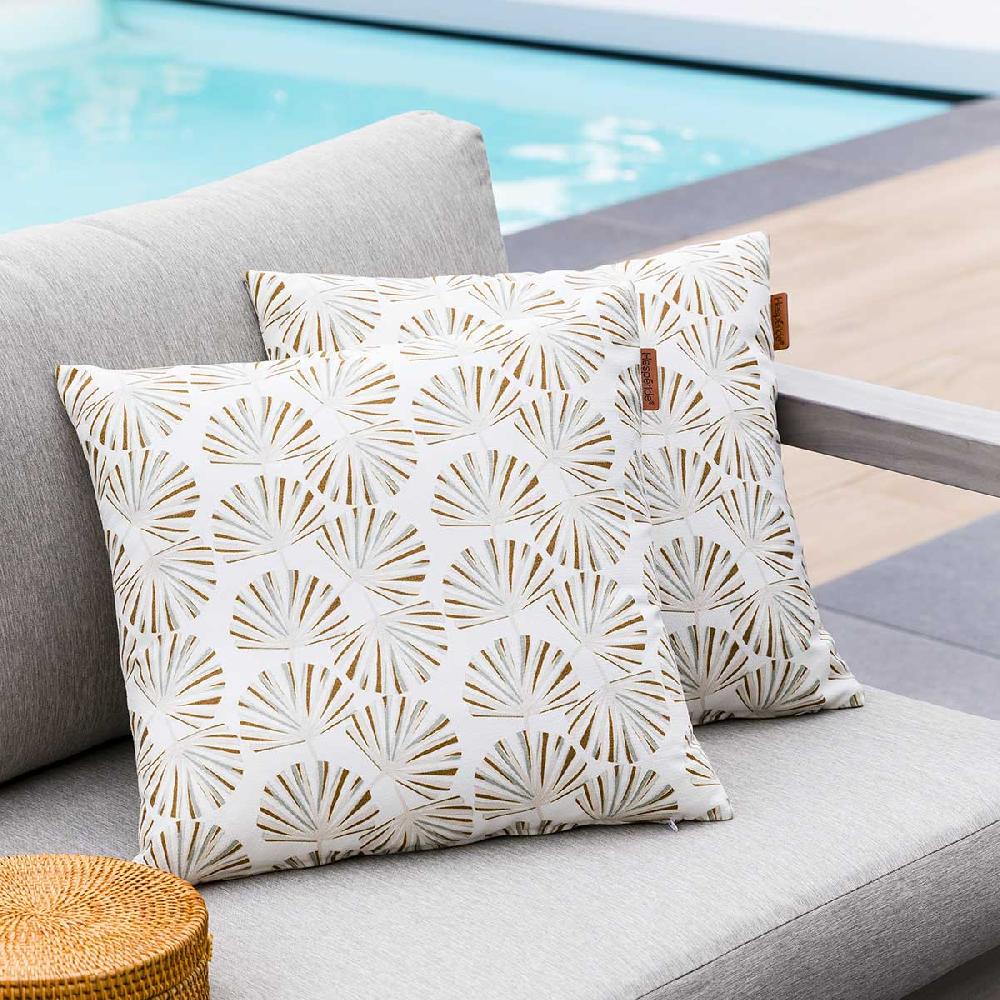 Hesperide Coussin Déco D'extérieur FYLIE Palmier & Camel