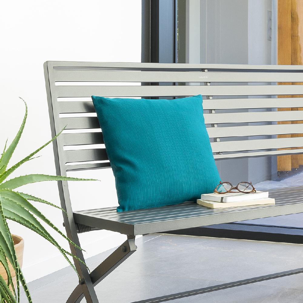 hesperide Coussin déco d'extérieur KORAI Bleu canard