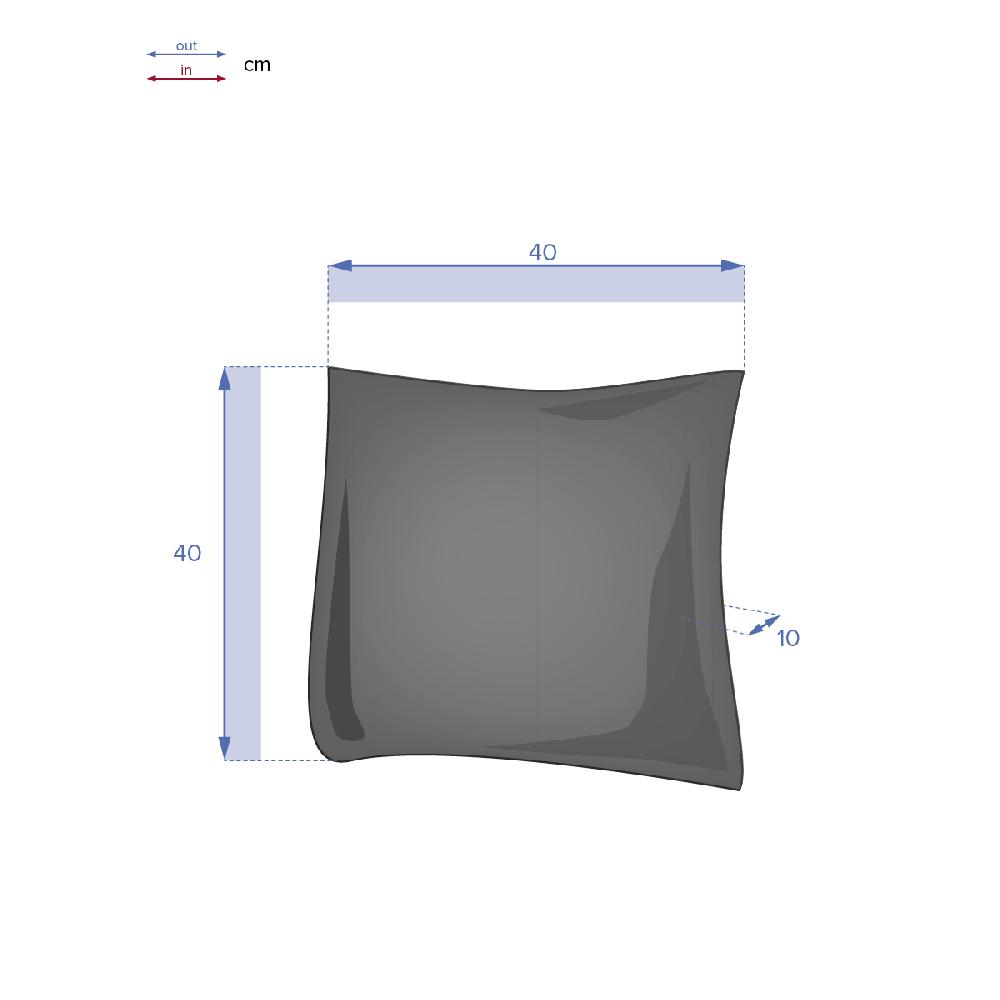 Hesperide Coussin Déco D'extérieur KORAI Bleu Indigo