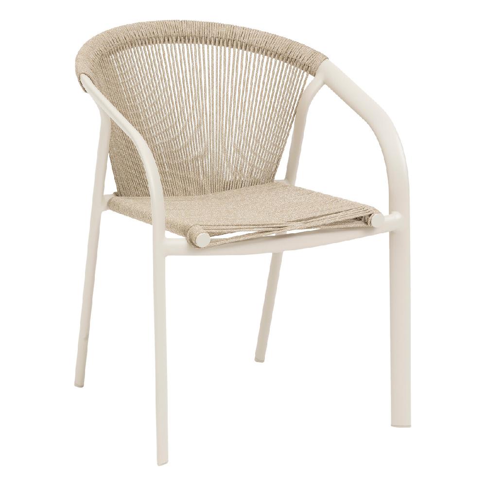 Hesperide Ensemble Table De Bistro OVIALON + 2 Fauteuils RIU Argile