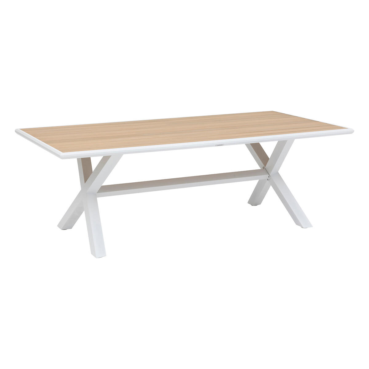 Hesperide Ensemble Table De Jardin AXIOME + 8 Fauteuils Empilables ESSENTIA Blanc