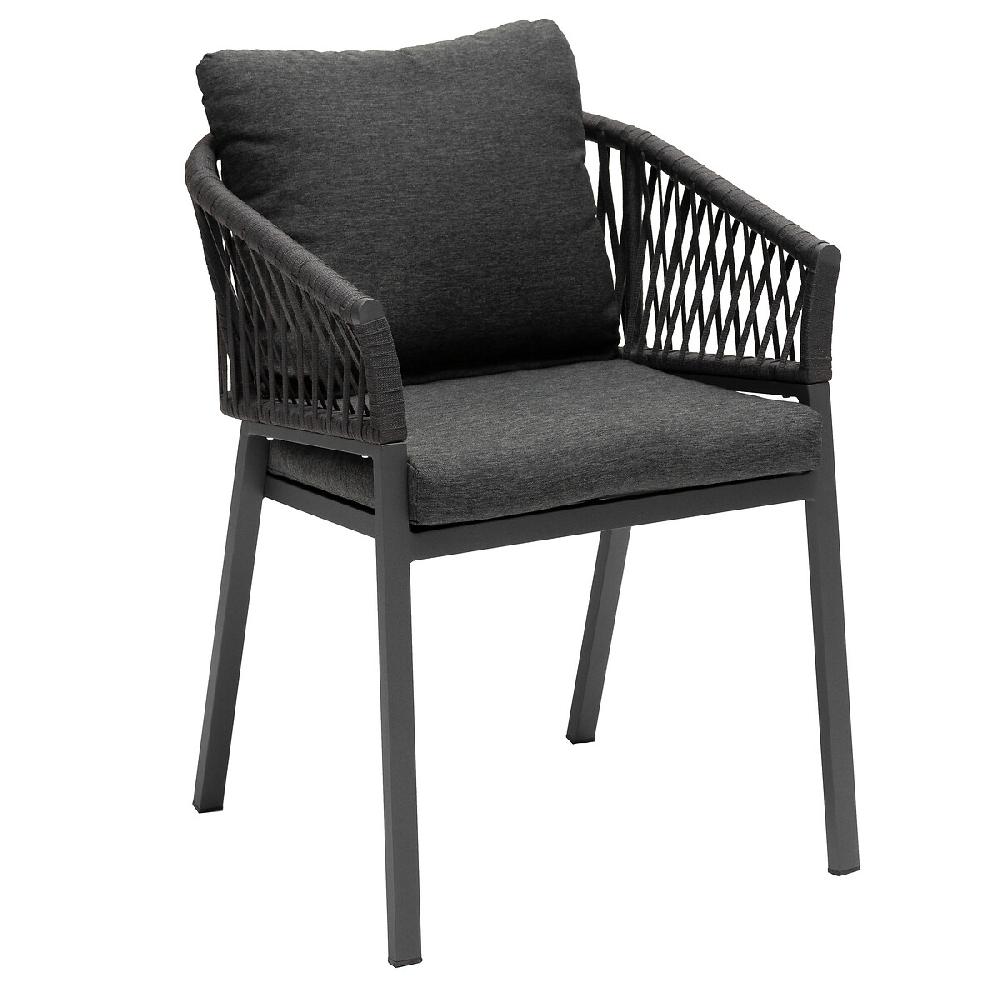 Hesperide Ensemble Table De Jardin AXIOME + 8 Fauteuils ORIENGO Graphite