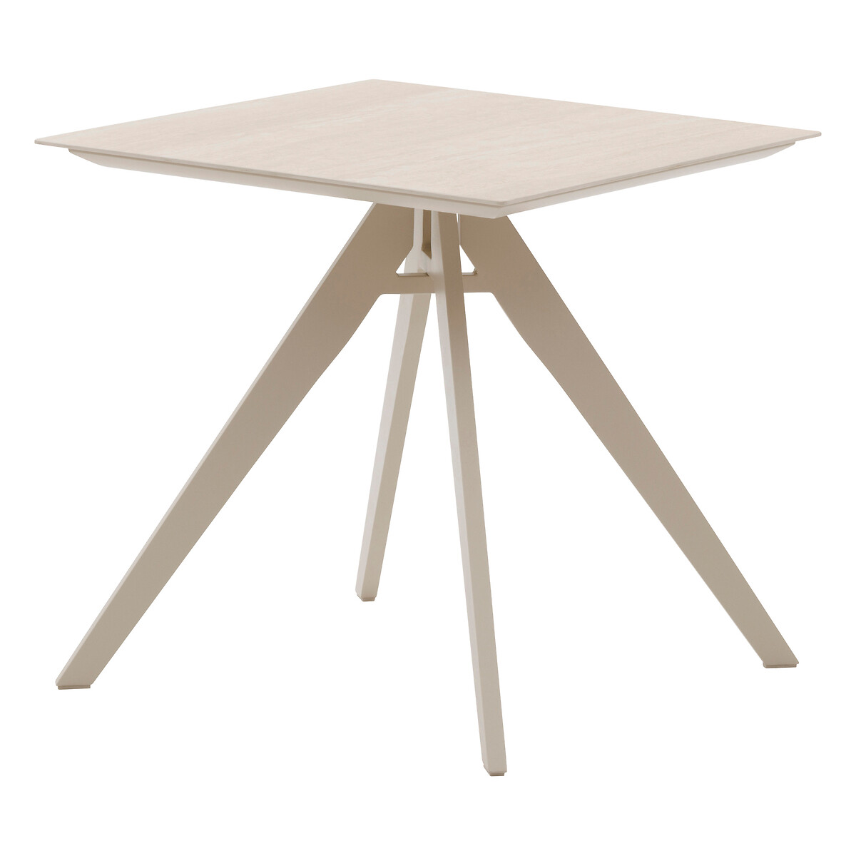 Hesperide Ensemble Table De Jardin Carrée + 2 Chaises TERZANO Argile