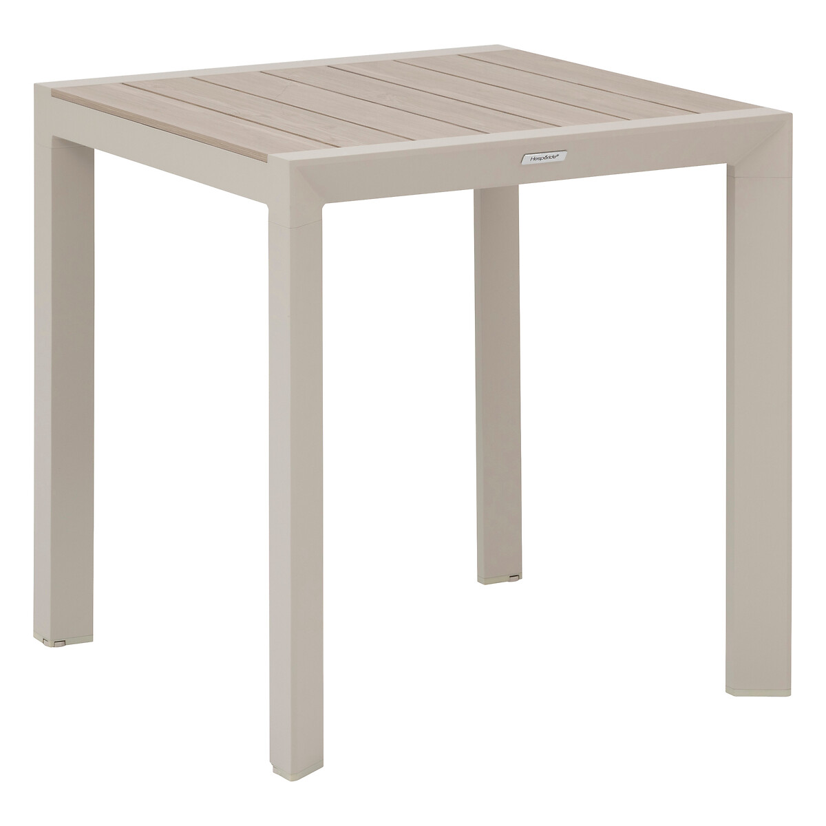 Hesperide Ensemble Table De Jardin ÉVASION + 2 Chaises Empilables ESSENTIA Lin & Argile