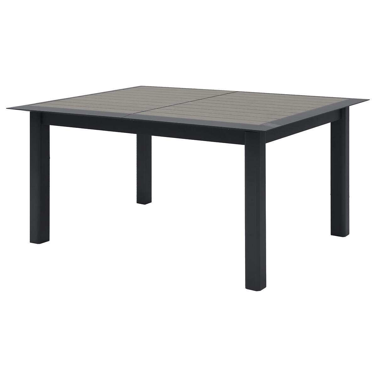 Hesperide Ensemble Table De Jardin Extensible + 10 Fauteuils Empilables ALLURE Muscade & Graphite