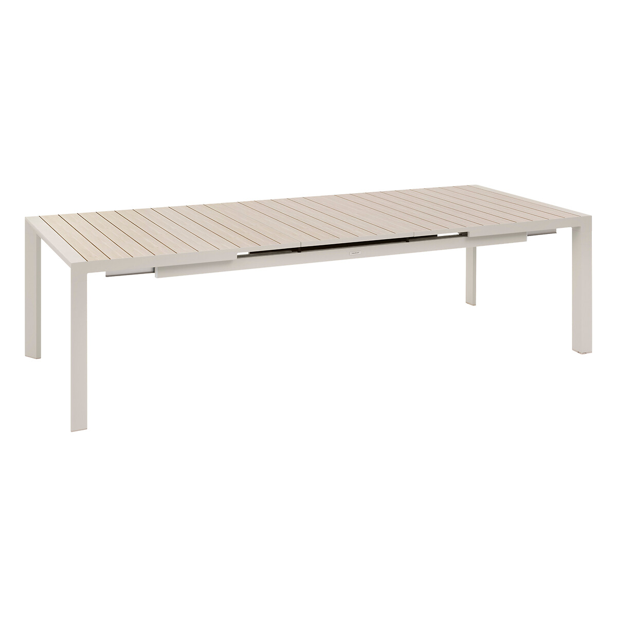 Hesperide Ensemble Table De Jardin Extensible ÉVASION + 10 Fauteuils Empilables DIESE Argile