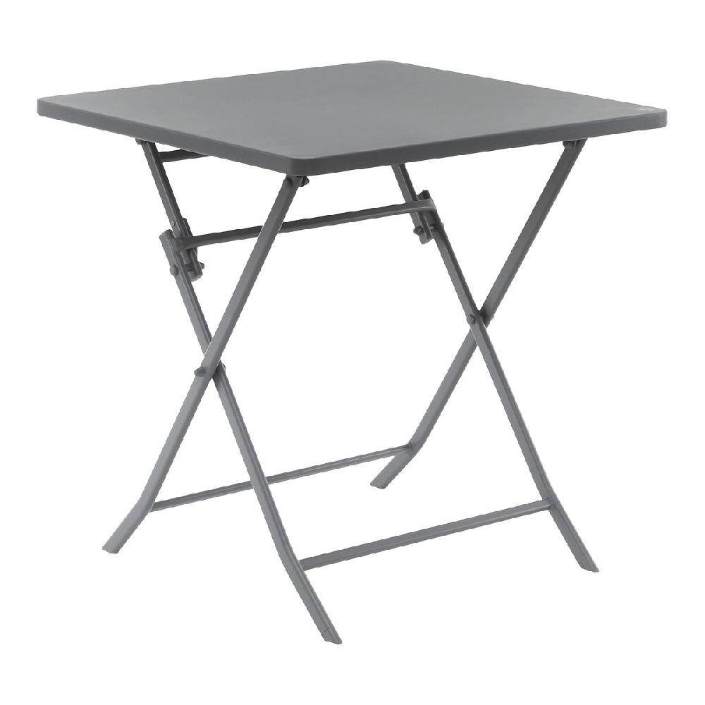 Hesperide Ensemble Table De Jardin GREENSBORO + 1 Lot De 2 Chaises Roland-Garros Gris Quartz