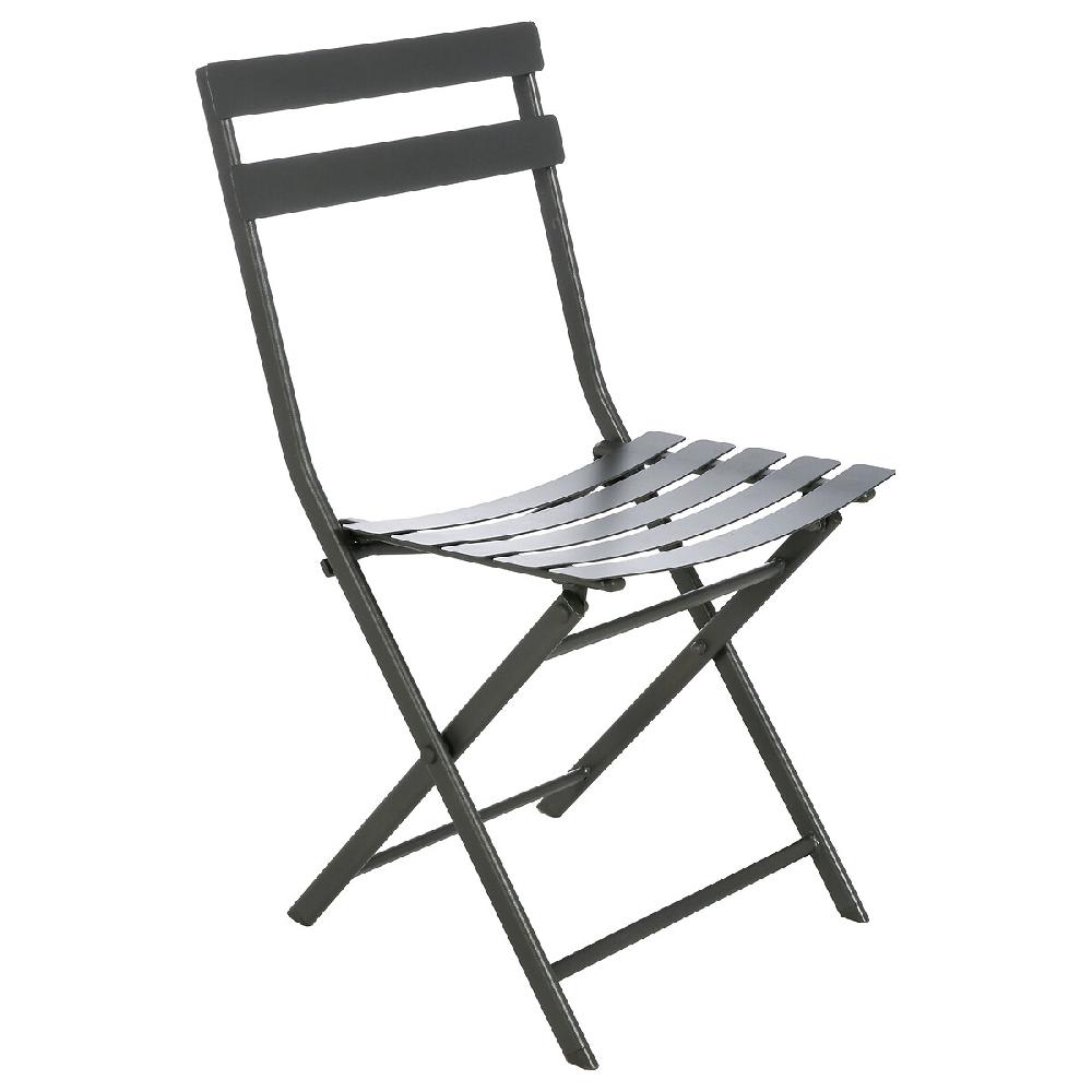 Hesperide Ensemble Table De Jardin Rectangle + 6 Chaises Empilables GREENSBORO Graphite