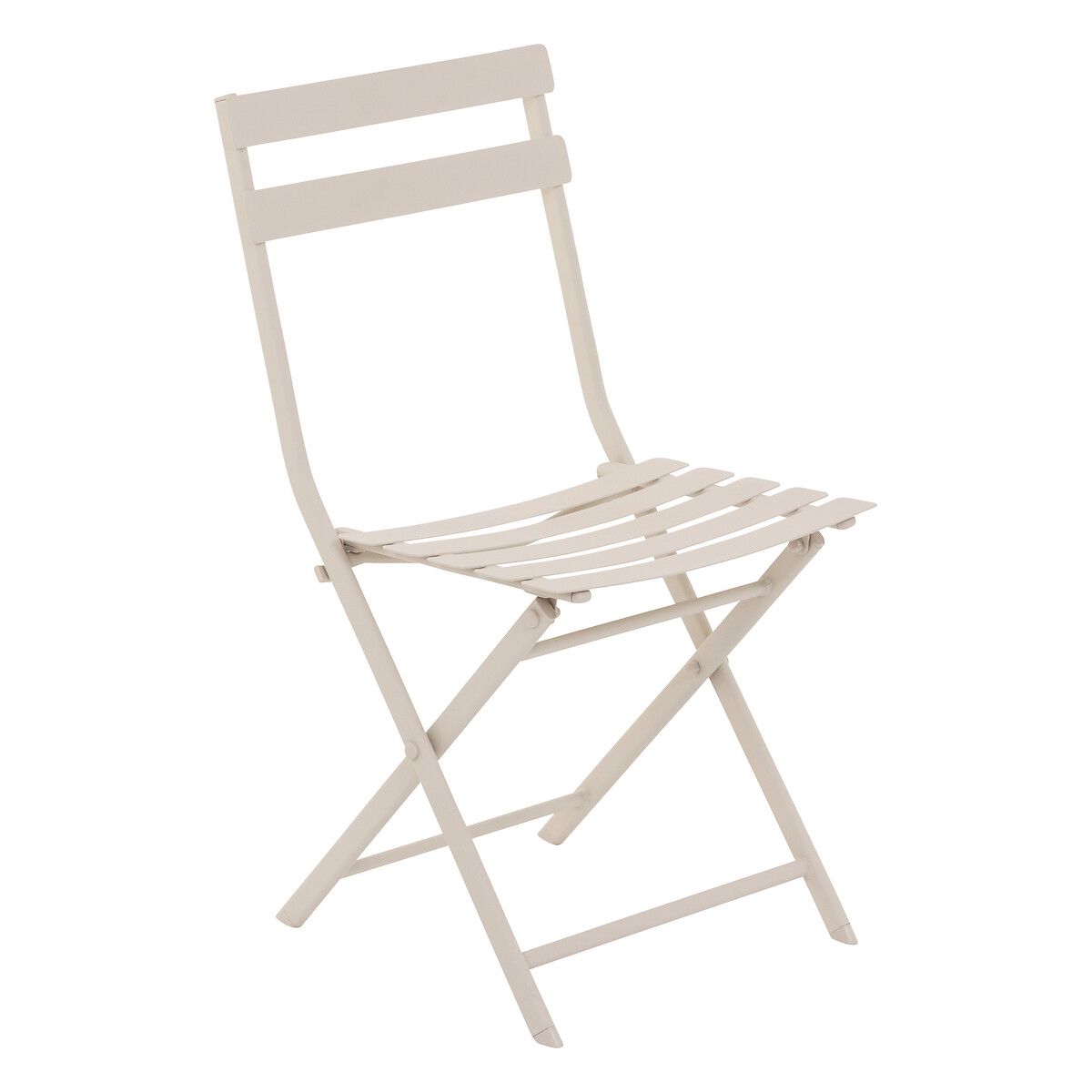 Hesperide Ensemble Table De Jardin Ronde + 4 Chaises Empilables GREENSBORO Argile