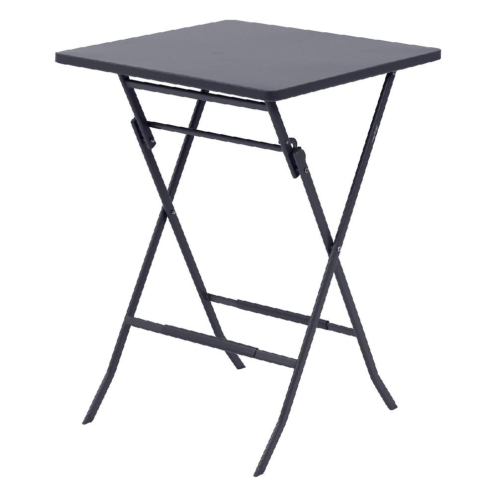 Hesperide Ensemble Table Haute De Jardin + 2 Chaises Hautes GREENSBORO Graphite