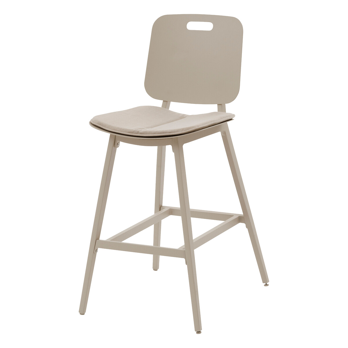 Hesperide Ensemble Table Haute De Jardin + 2 Chaises Hautes TERZANO Argile