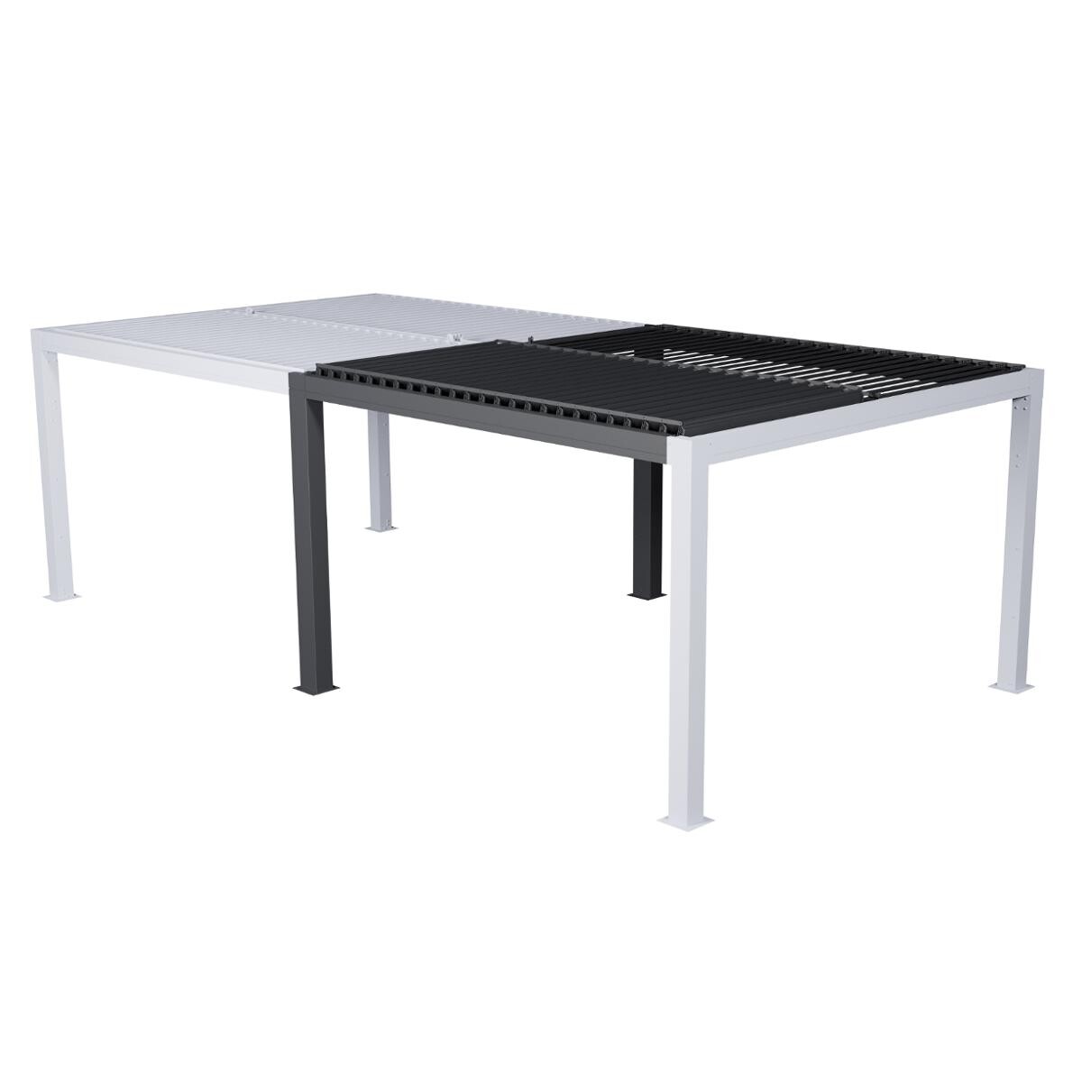 hesperide Extension frontale pour pergola bioclimatique MAJAÉ Graphite