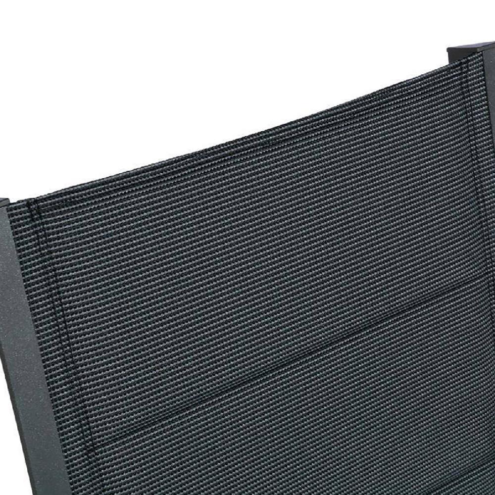 Hesperide Fauteuil De Jardin Empilable ALLURE Gris Poivre & Graphite