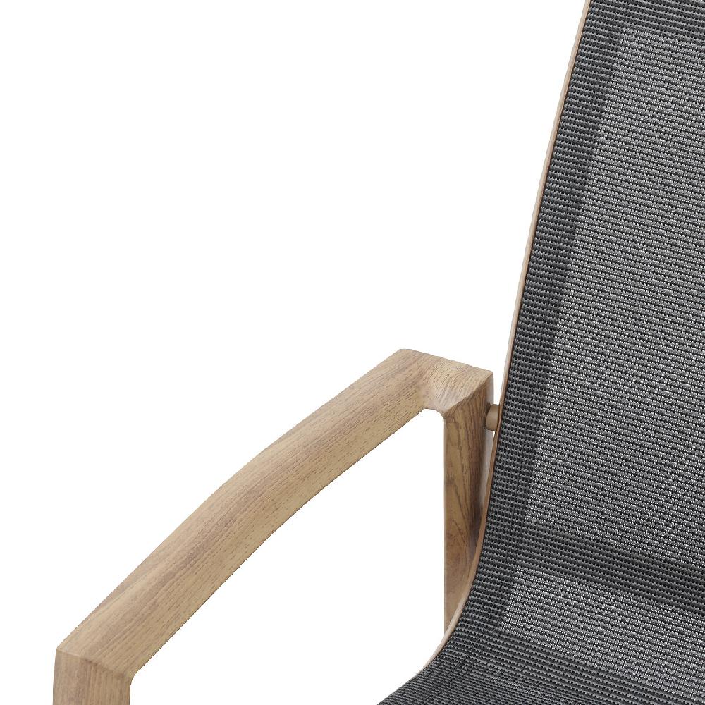 Hesperide Fauteuil De Jardin Empilable AXANT Gris Poivre & Honey