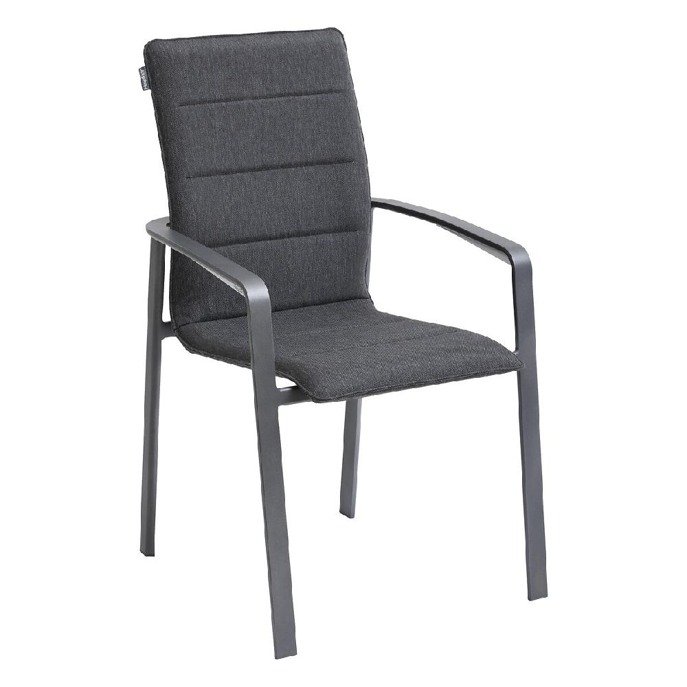 Hesperide Fauteuil De Jardin Empilable DIESE Anthracite & Graphite