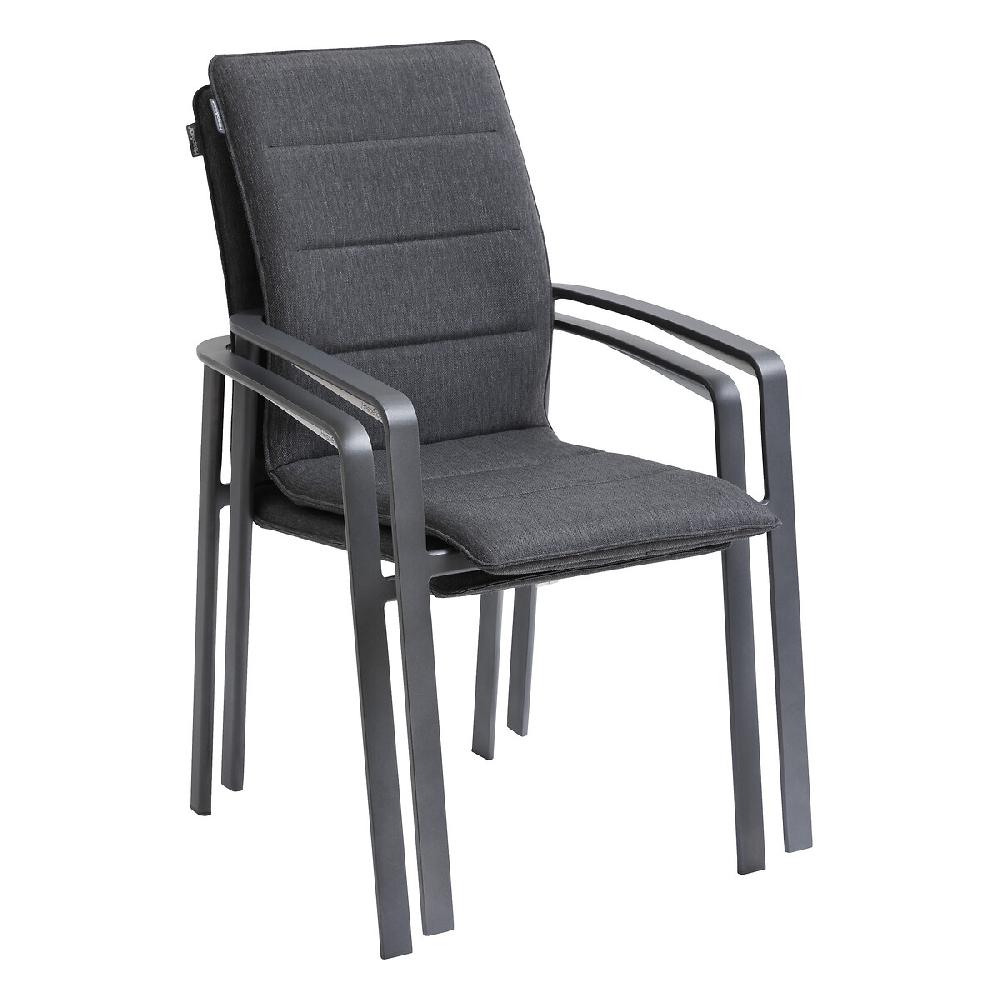 Hesperide Fauteuil De Jardin Empilable DIESE Anthracite & Graphite
