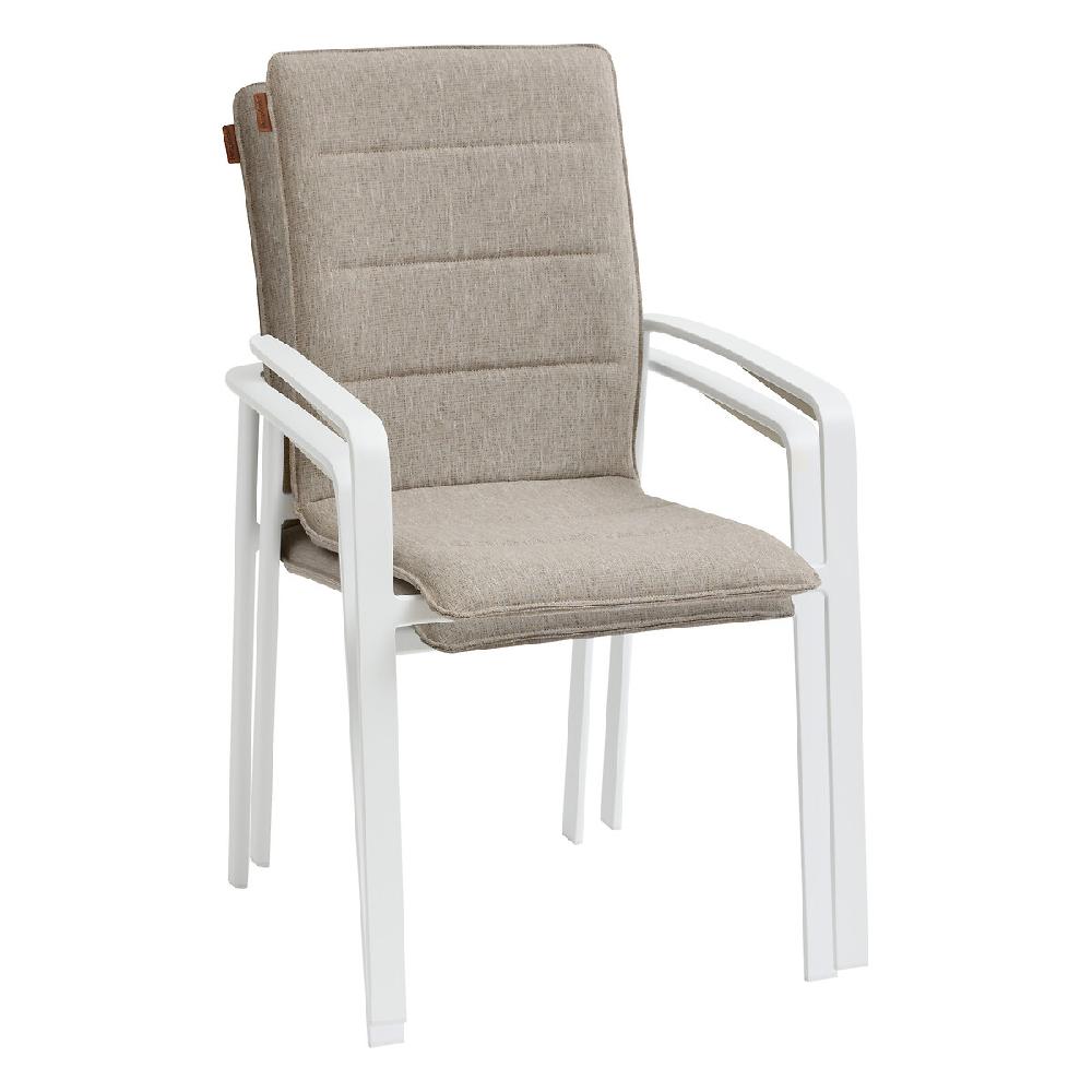 Hesperide Fauteuil De Jardin Empilable DIESE Badiane & Blanc