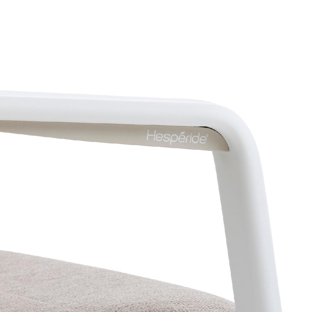 Hesperide Fauteuil De Jardin Empilable DIESE Badiane & Blanc