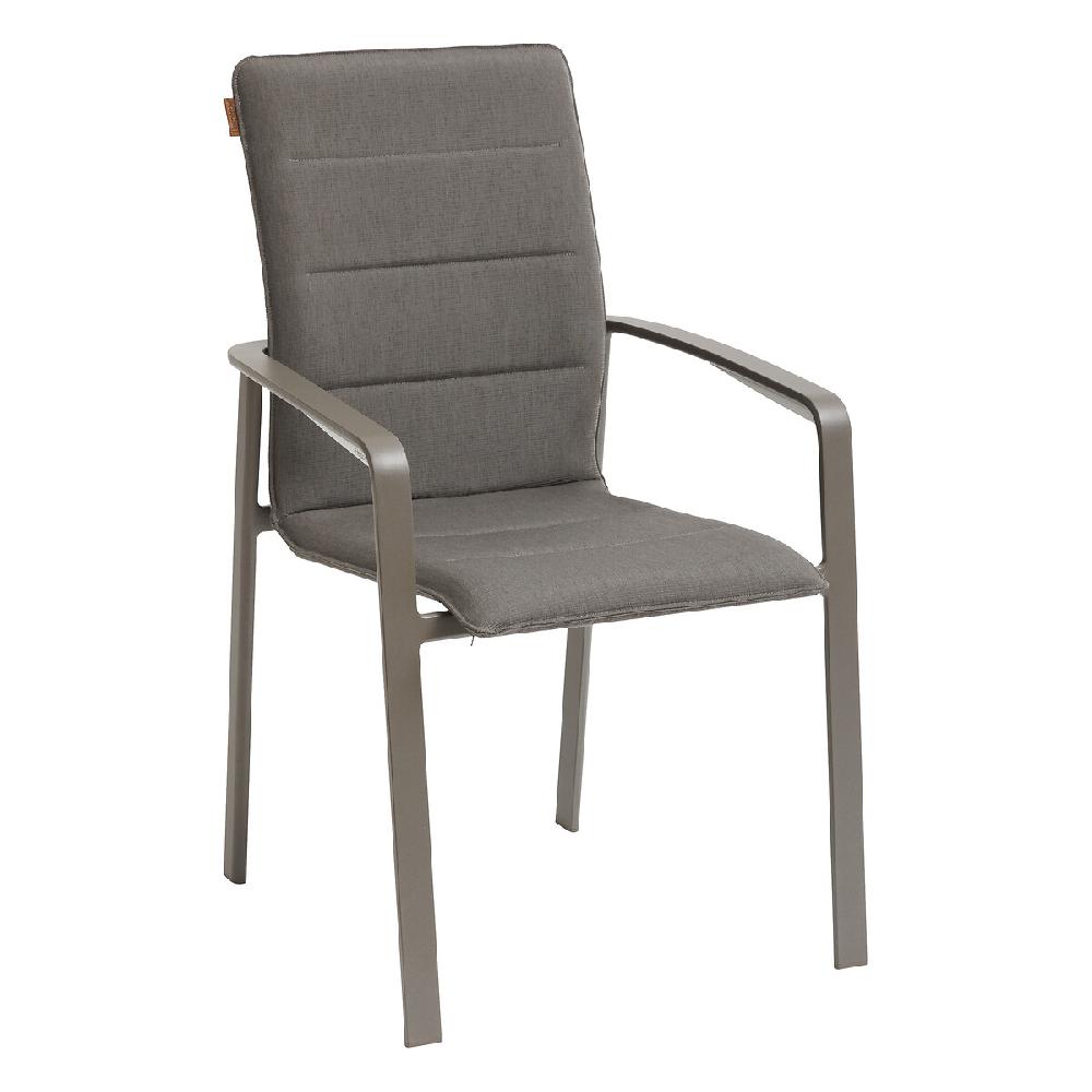 hesperide Fauteuil de jardin empilable DIESE Mocha & Praline