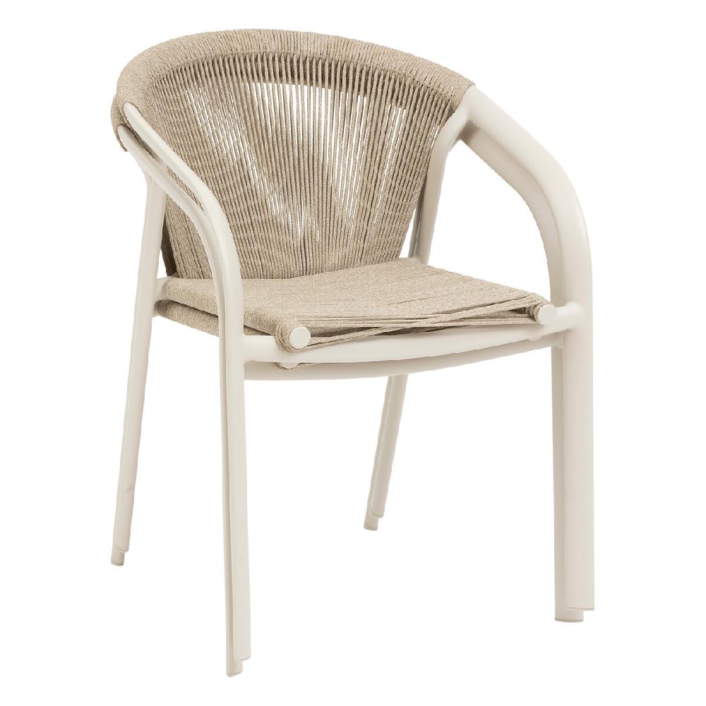 Hesperide Fauteuil De Jardin Empilable RIU Argile & Beige
