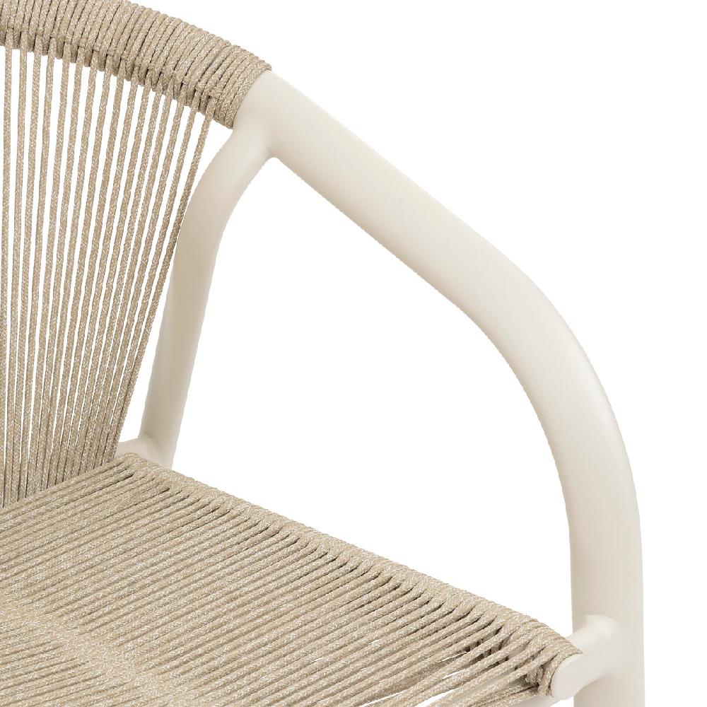 Hesperide Fauteuil De Jardin Empilable RIU Argile & Beige