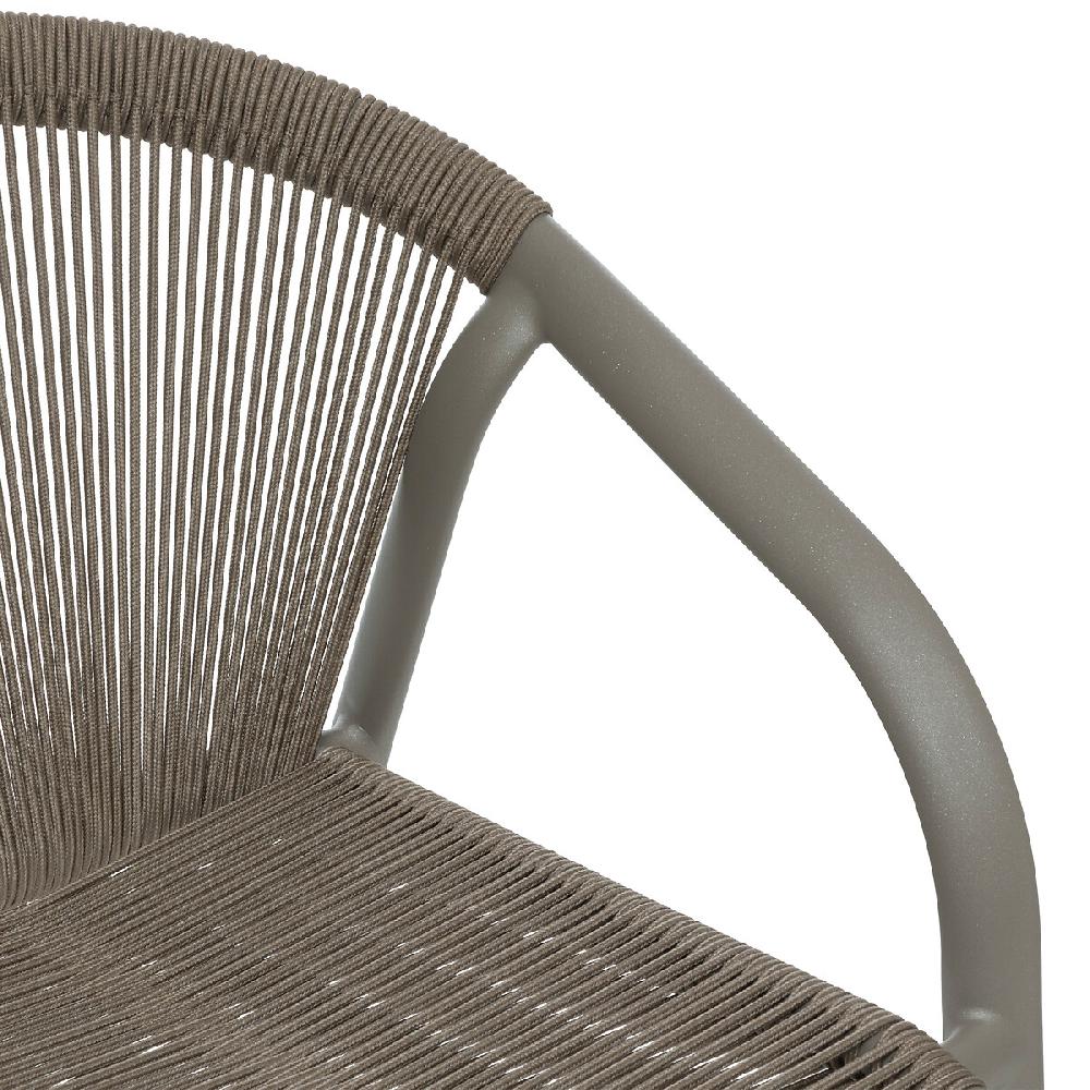 Hesperide Fauteuil De Jardin Empilable RIU Wengé & Praliné