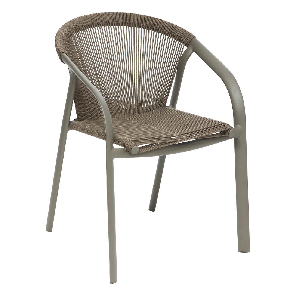 hesperide Fauteuil de jardin empilable RIU Wengé & Praliné