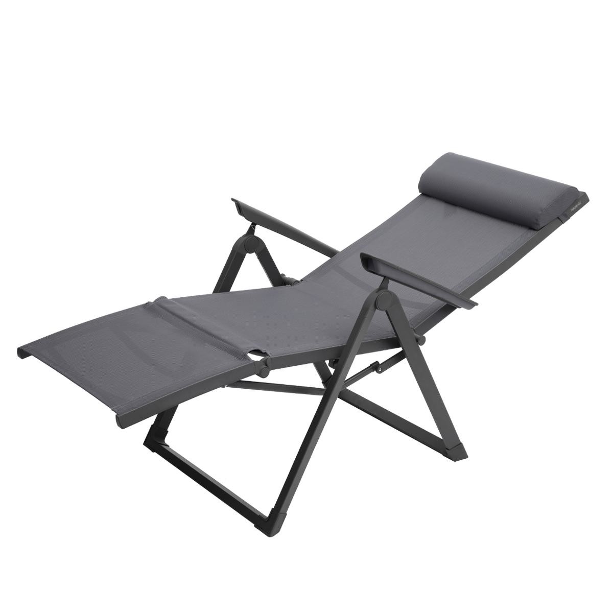 Hesperide Fauteuil De Jardin Inclinable DECIMA Ardoise & Gris Quartz
