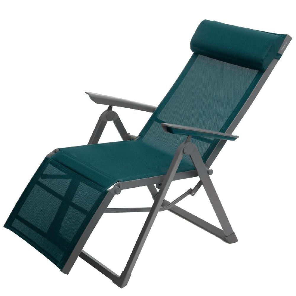 Hesperide Fauteuil De Jardin Inclinable DECIMA Bleu Canard & Graphite