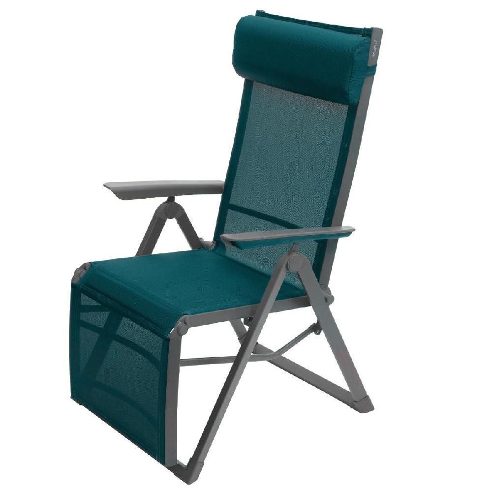 Hesperide Fauteuil De Jardin Inclinable DECIMA Bleu Canard & Graphite