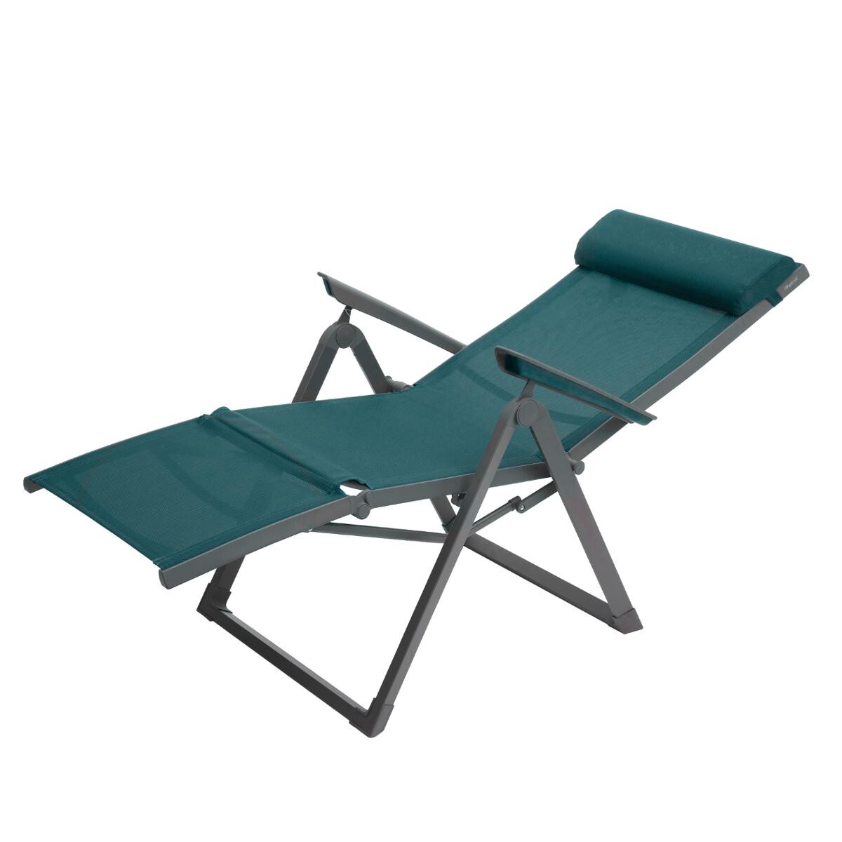 Hesperide Fauteuil De Jardin Inclinable DECIMA Bleu Canard & Graphite