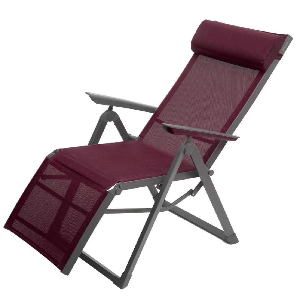 Hesperide Fauteuil De Jardin Inclinable DECIMA Bordeaux & Graphite