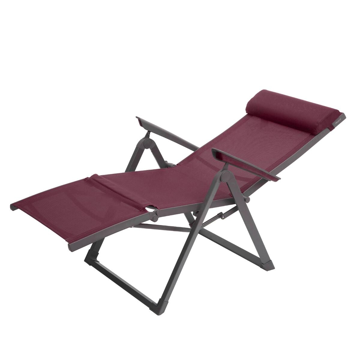 Hesperide Fauteuil De Jardin Inclinable DECIMA Bordeaux & Graphite