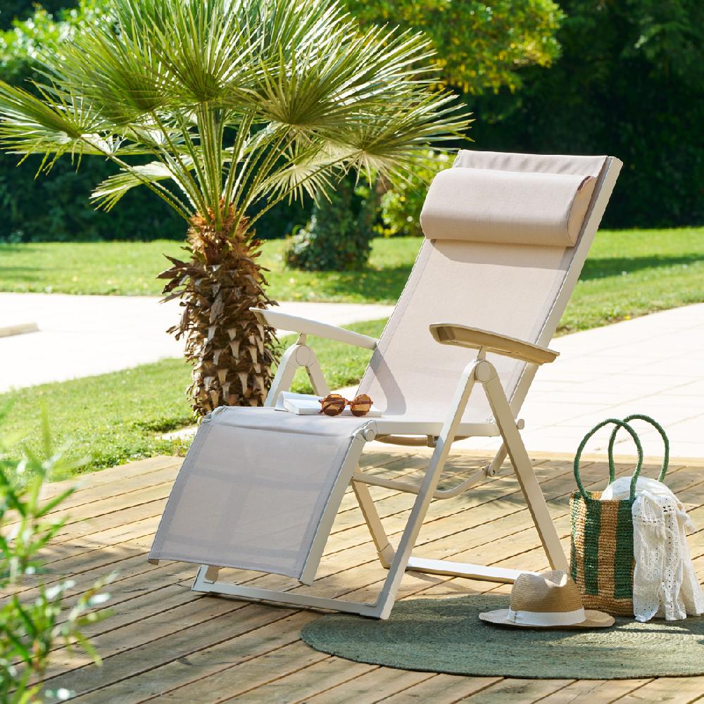 Hesperide Fauteuil De Jardin Inclinable DECIMA Lin & Argile
