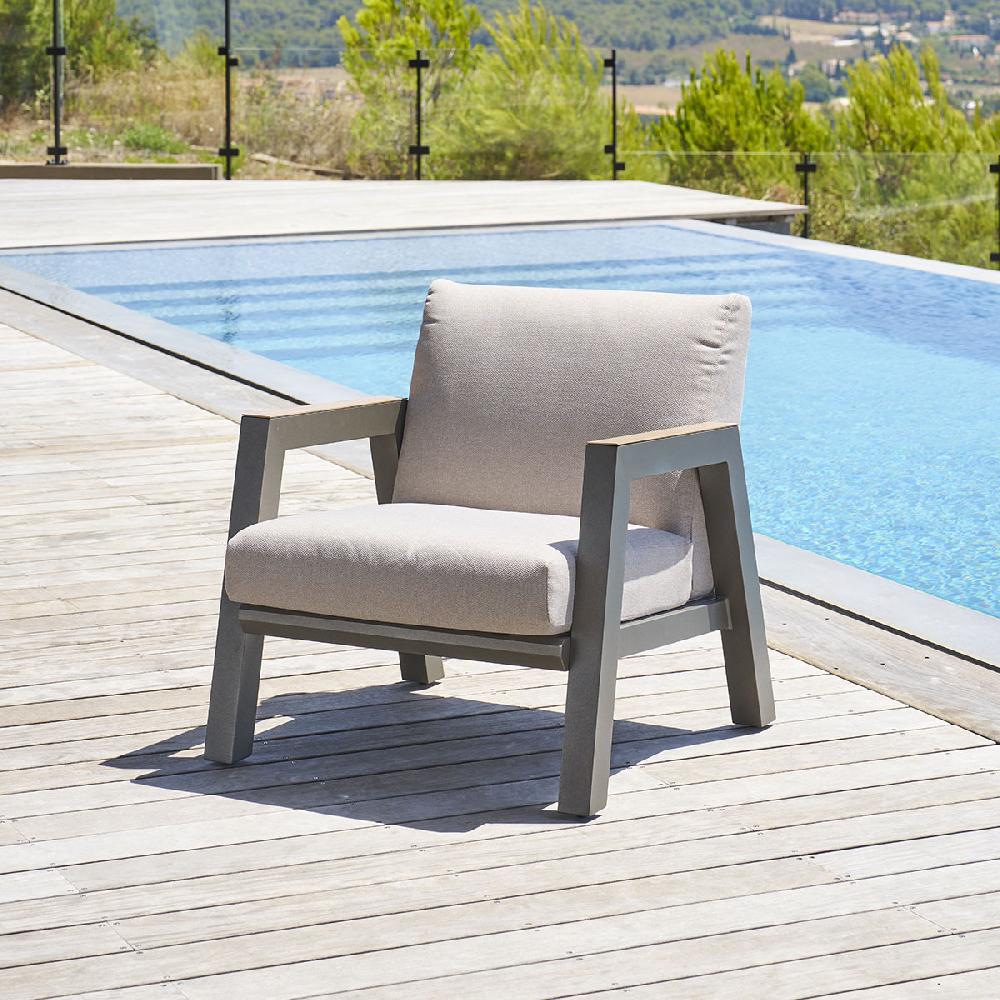 hesperide Fauteuil de salon de jardin AXIOME Praline
