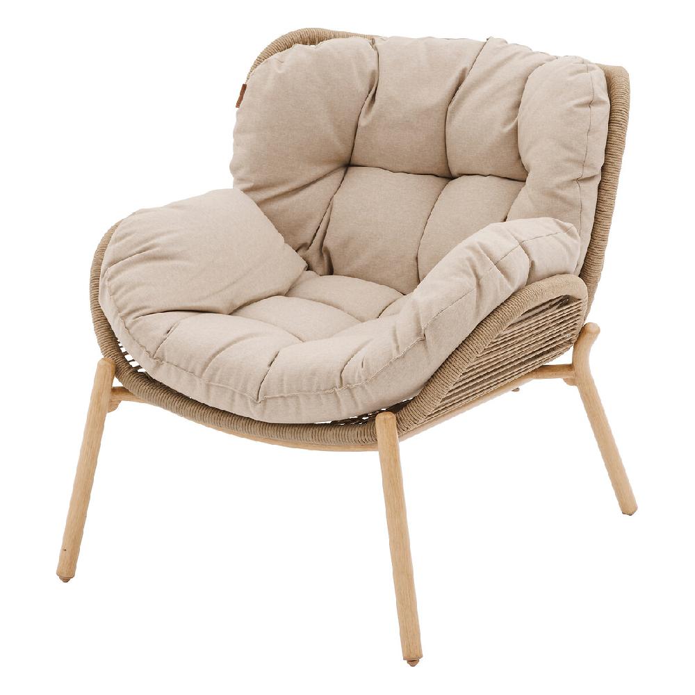 Hesperide Fauteuil De Salon De Jardin MELOANE Taupe