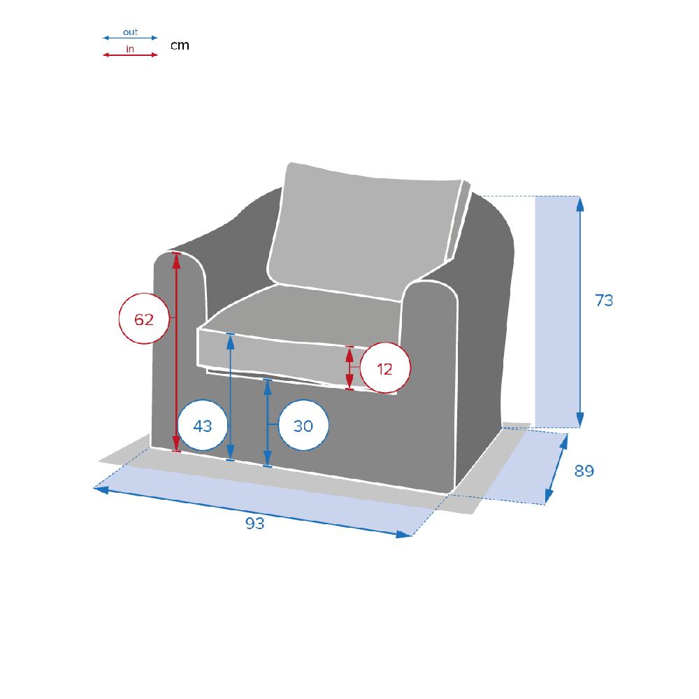 Hesperide Fauteuil De Salon De Jardin MOORÉA Terre D'ombre